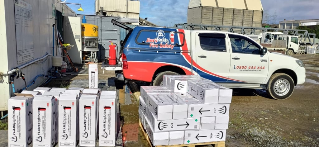 Jim's Test & Tag vehicle on site
