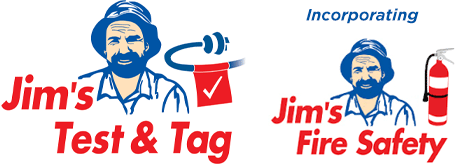Jim's Test & Tag Logo